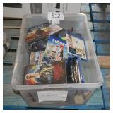 tote of asst DVDs