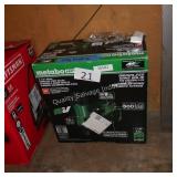metabo cordless strip nailer chg in office NO