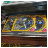 3 irwin 7 1/4ï¿½ cutting blades (display)