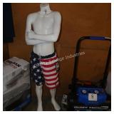 child mannequin w/swim trunks