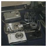 6 asst cameras - parts only (display)