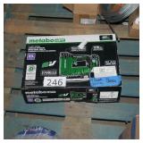 metabo cordless pin nailer - batt & chg in office