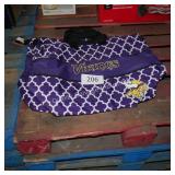 2 vikings tote bags