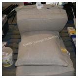 2 sets tan cushions