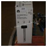 blk gal. steel mailbox