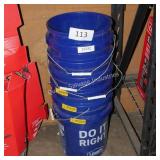 7 lowes buckets (used)