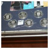 6 pga tour collector coins (display)
