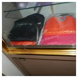 6 multi colored backpacks (display)