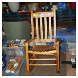 wooden rocker