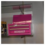bright pink kobalt tool box (display)