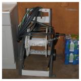 hose reel w water hose