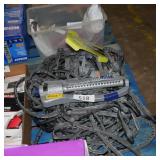 water hoses and sprinkler