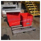 14-do it best totes w lids -used (outside)