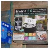 hydria batt operated fountain