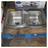 dbl bowl kitchen sink