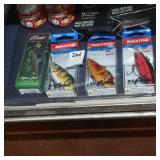 4 fishing lures (display)
