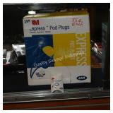 ctn of 3m express pods ear plugs (display)