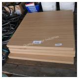 4 sq wood table tops