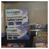 2/100ct 30ga safet lancets - 03/29 (display)