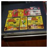 9 fishing lures (display)