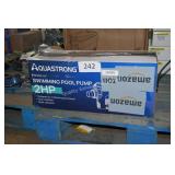 aquastrong swimming pool pump