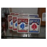 6/2pk bicycle playing  cards (display)