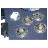 5 payne stewart pga tour collectible coins