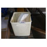 basket, toilet seat riser