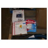 3 thermostats & carbon monoxide alarm