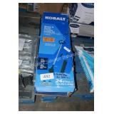 kobalt blower & trimmer (batt&chg in office)