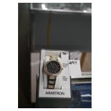armtron swarovski crystals watch (display)