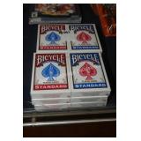 6/2pk bicycle playing cards (display)
