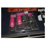 3 sable personal alarms (display)