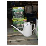 2 hoses & watering can