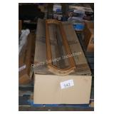 8 sets oak window frames oval