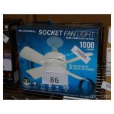 socket fan light