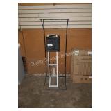 2 metal display racks