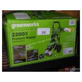 greenworks 2200psi pressure washer