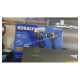 kobalt 24v2 tool combo w/ batt & chg (display)
