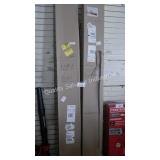2 boxes white aluminum decorative fence post 9ft