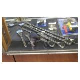 9- kobalt ratchet wrenches (display)