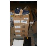 4-sz 7 navy leather boots