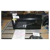 blk metal mail box