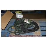 2 water hoses and soaker hose