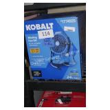 kobalt 24v misting fan (batt/ch in office)