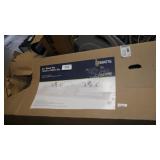 61ï¿½ double sink vanity (corner broke)