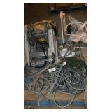 skid of water hose hose reel