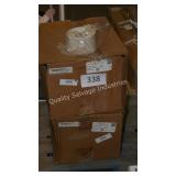 2 ctns of white sticky labels