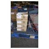 4pr size 7 & 8 navy leather shoes