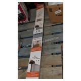 grey retractable gate